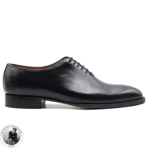 New Men's Handmade, Genuine Black Leather Oxford Whole Cut Lace Up Party Wear Shoes