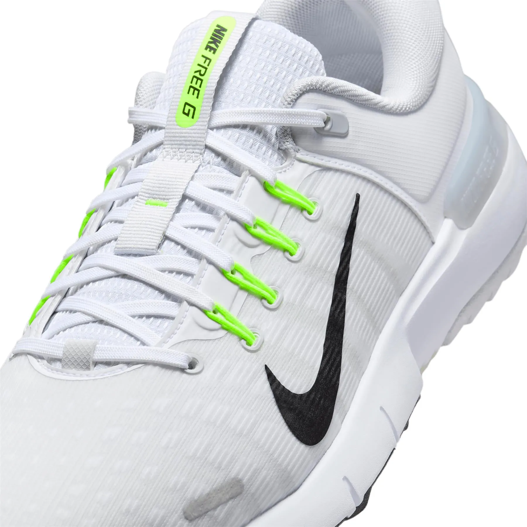 Nike Free Golf Shoes White/Grey - AW24