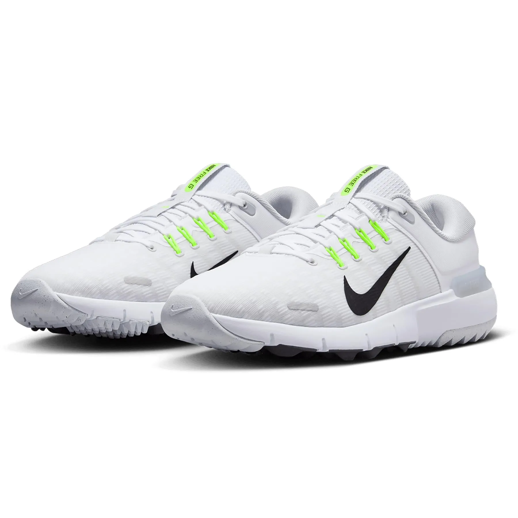 Nike Free Golf Shoes White/Grey - AW24