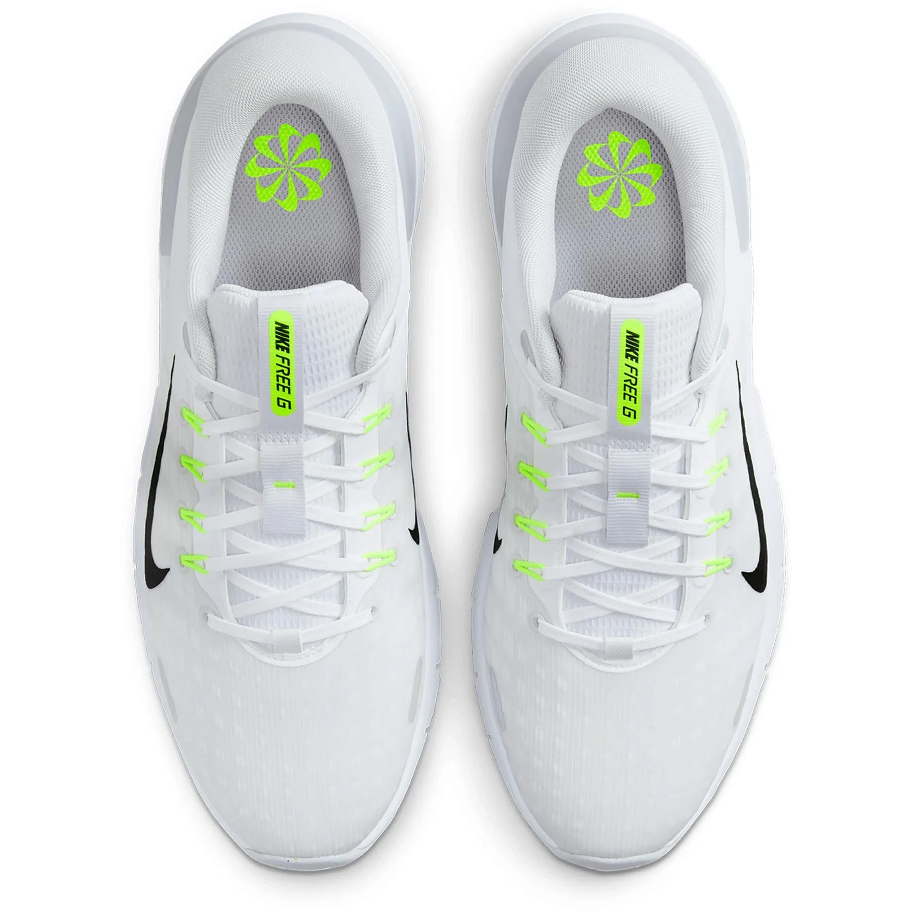 Nike Free Golf Shoes White/Grey - AW24