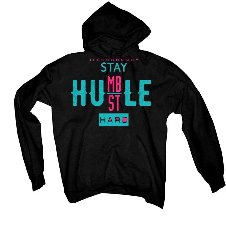 Nike Lebron 8 South Beach 2021 Black T-Shirt (Stay Humble Hustle Hard)