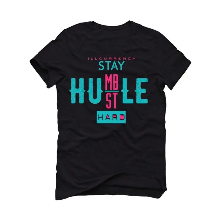 Nike Lebron 8 South Beach 2021 Black T-Shirt (Stay Humble Hustle Hard)