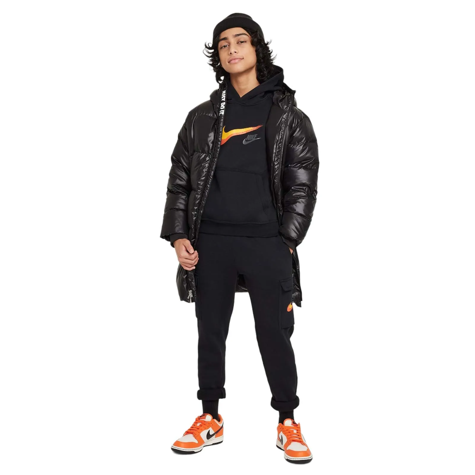 Nike Sportswear Boys Fleece Graphic Cargo Pants