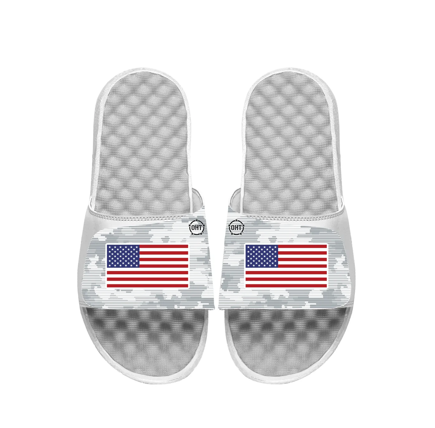 OHT White Camo American Flag