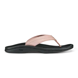 OluKai Women's 'Ohana Sandal/ Petal Pink - Black