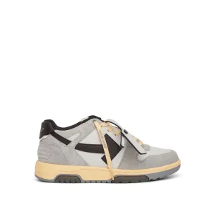 Out of Office Calf Leather Suede Sneaker in Light Grey