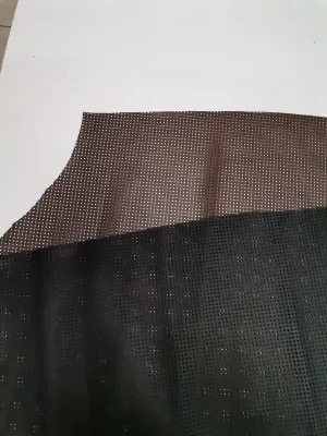 Perforated cow leather, Genuine cowhide leather sheets thickness 1,0mm( 2,5oz)