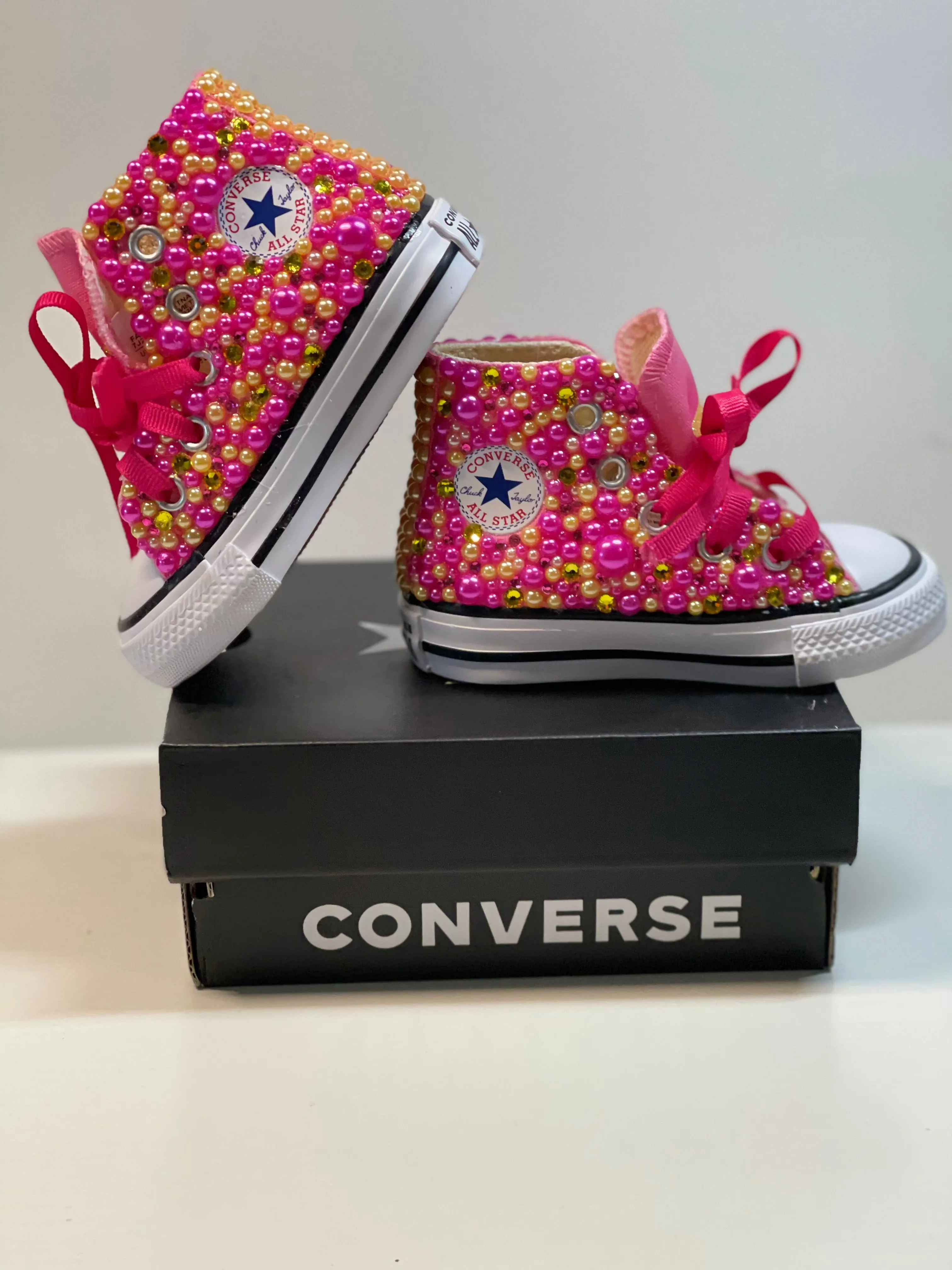 Pink Lemonade Converse Shoes