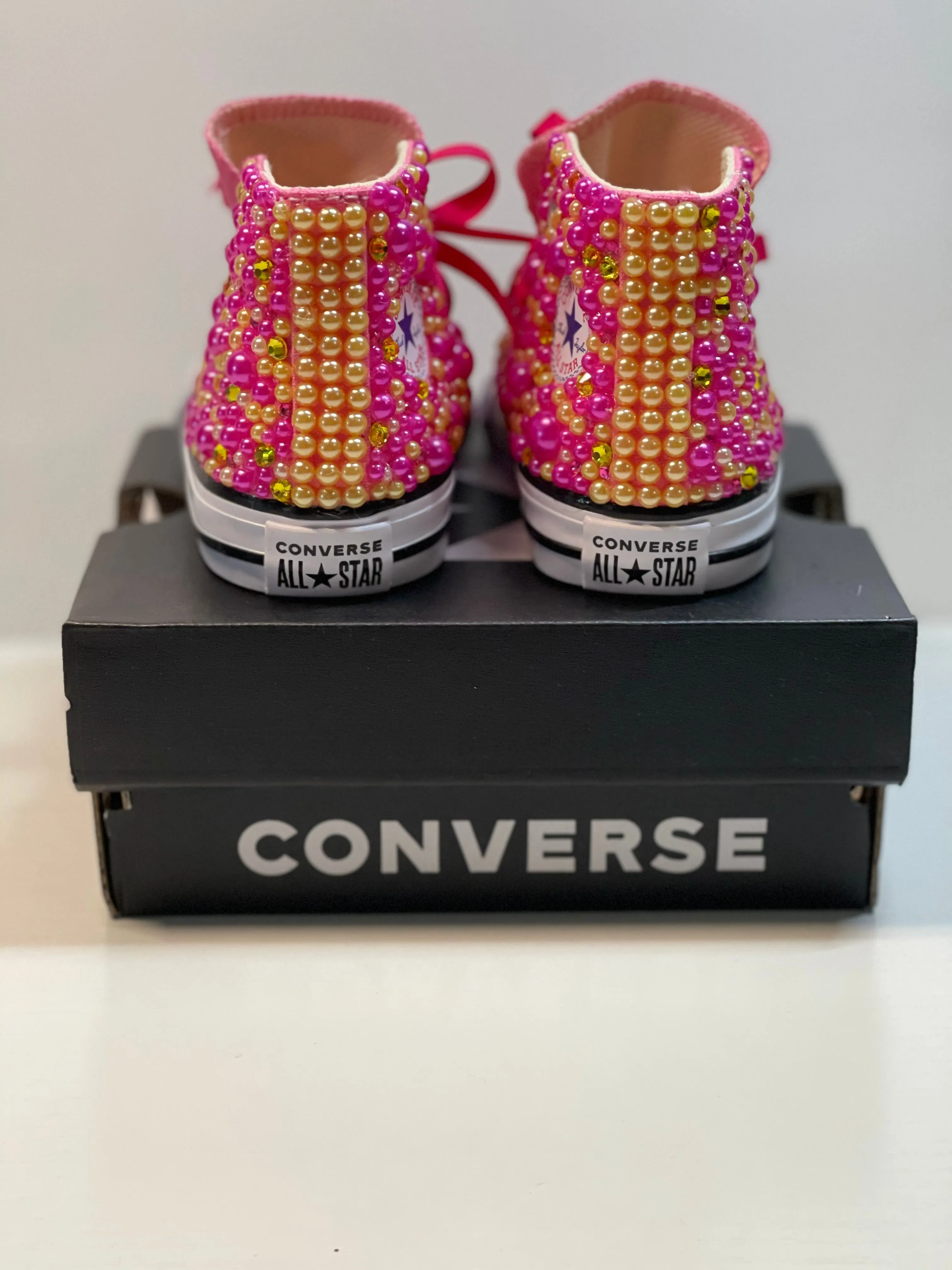 Pink Lemonade Converse Shoes