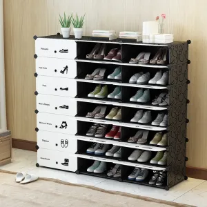 Plastic Modular Shoe Cabinet Shoes Rack Hallway Bedroom Shoe Rack Organizer Holder Assemble Footwear Shoes Shelf DIY Storage