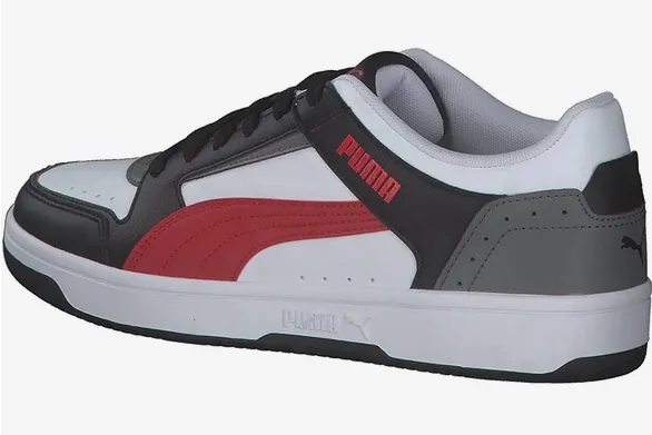 Puma scarpa sneakers da uomo Rebound Joy Low 380747-06 bianco rosso grigio