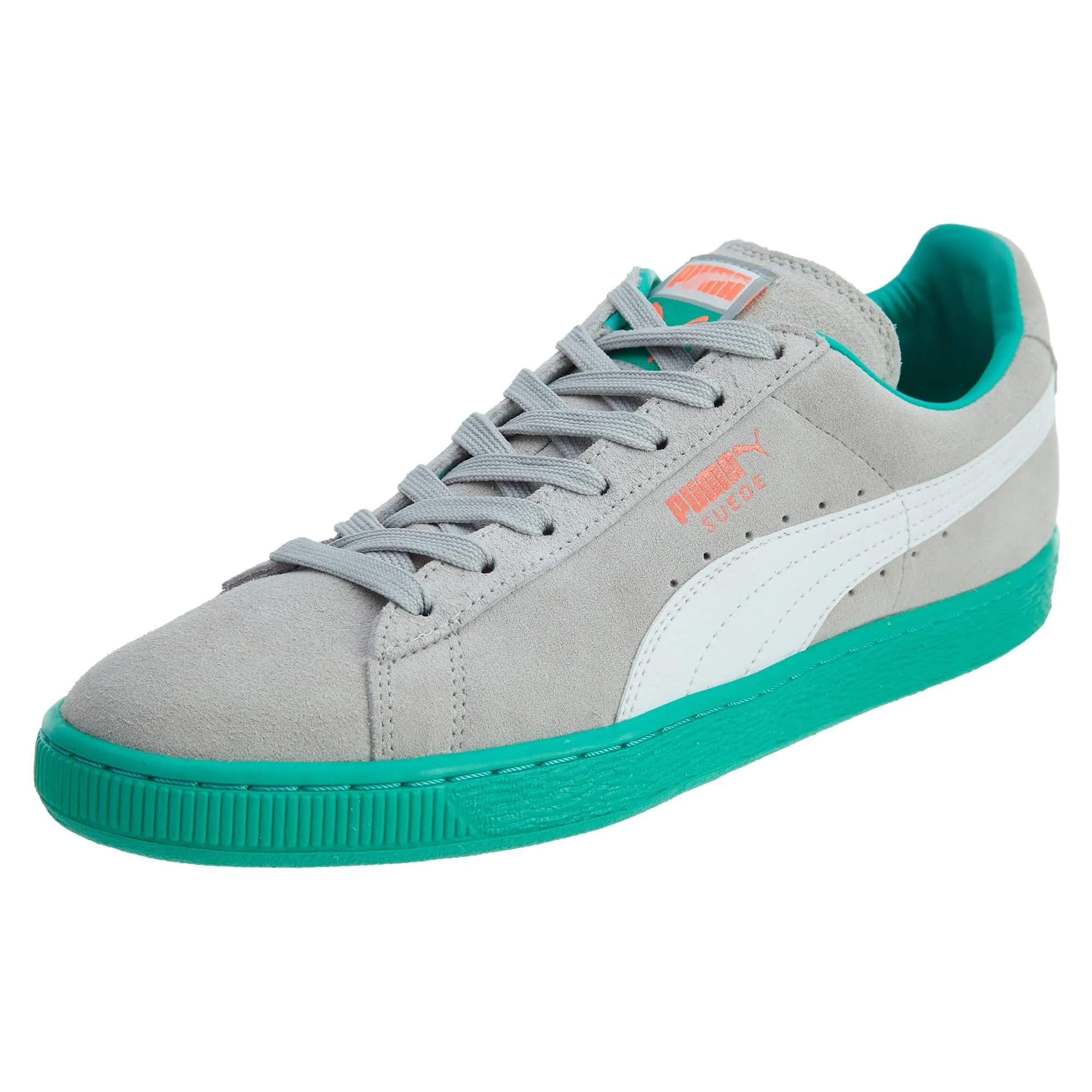 Puma SUEDE CLASSIC LFS Men’s - GRAY VIOLET-WHITE-FLUO TEAL