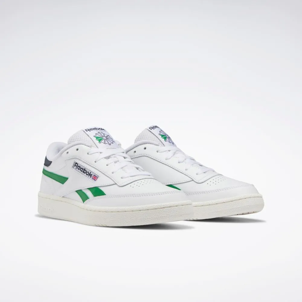 Reebok Footwear Men Club C Revenge Shoes FTWWHT/GLEGRN/VECNAV