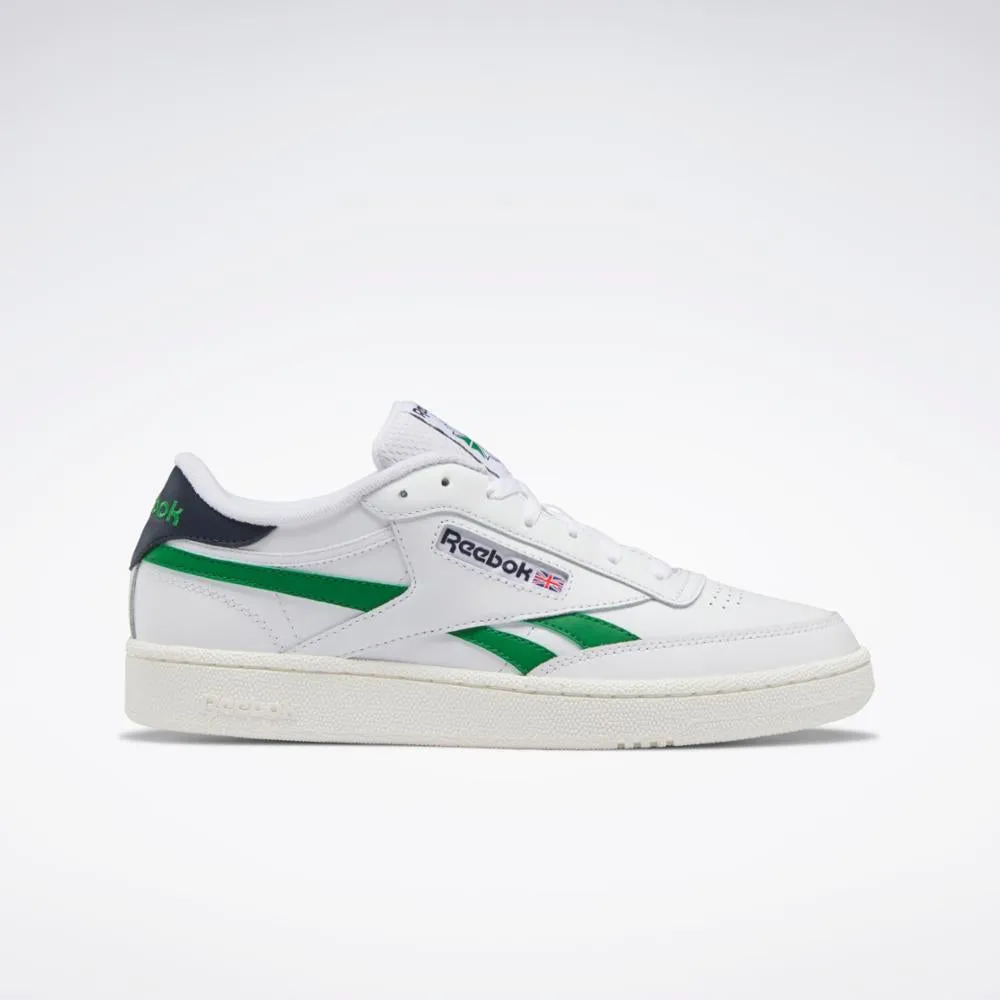 Reebok Footwear Men Club C Revenge Shoes FTWWHT/GLEGRN/VECNAV