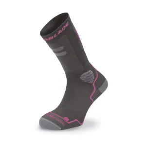 Rollerblade High Performance Womens Skating Socks - Grey / Pink