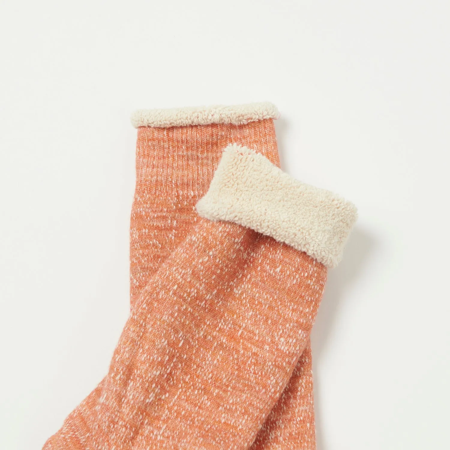 RoToTo Double Face Crew Sock - Orange