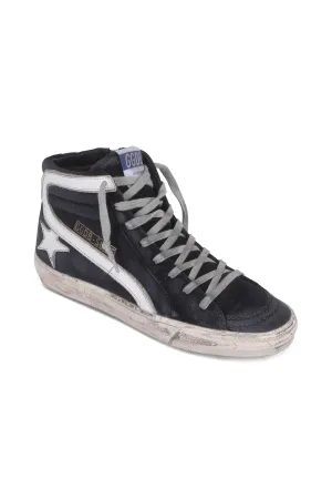 Slide - Navy Denim Sneakers Women's