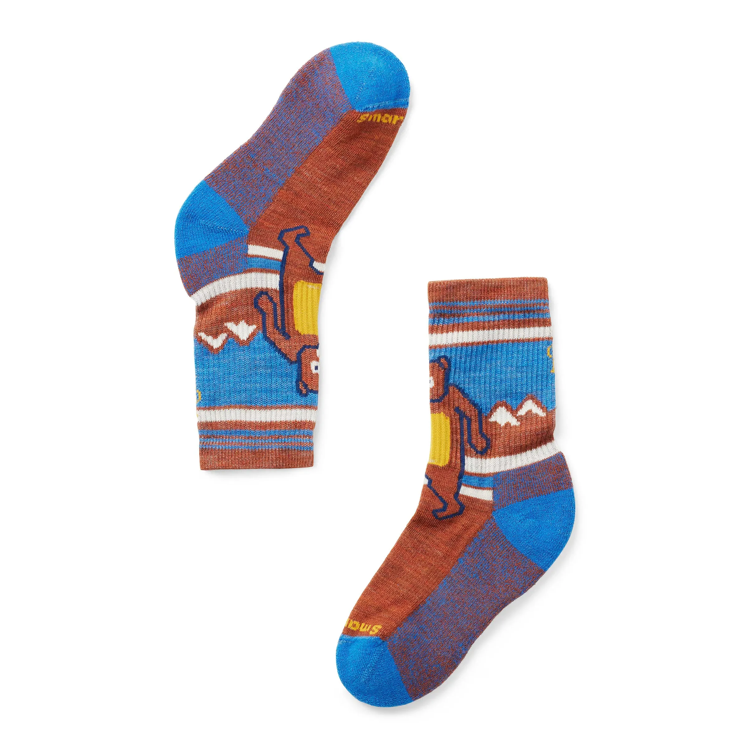 Smartwool Kids Hike Light Cushion Hiking Bear Crew Socks