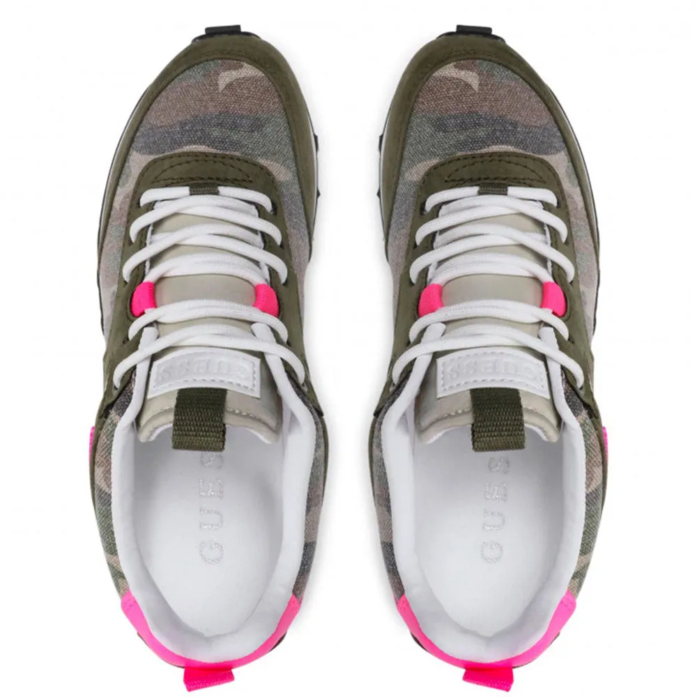 Sneakers Donna GUESS Colore Olive Linea Selvie