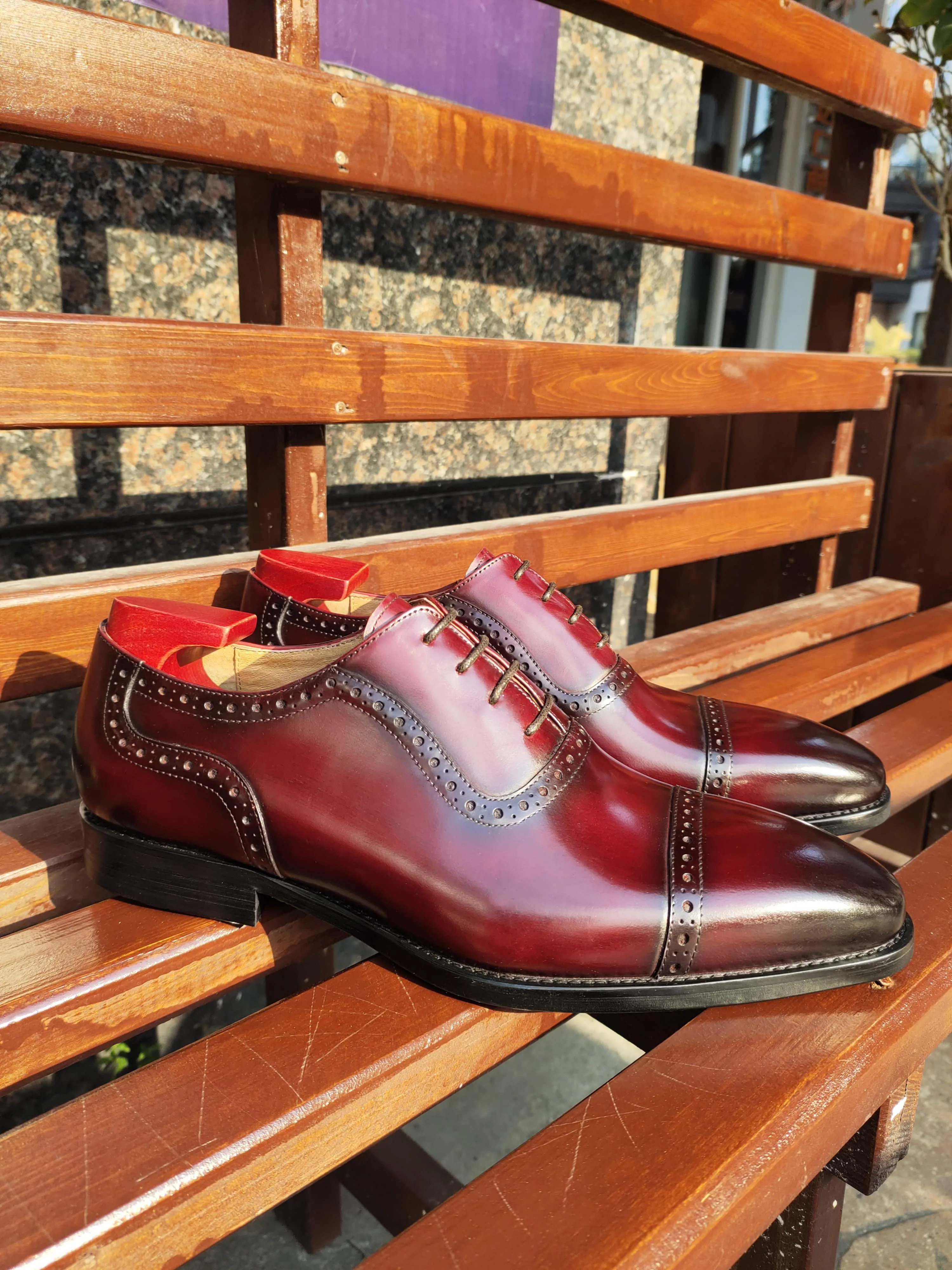 Tan Suede Brogue Oxfords for Casual & Formal Wear