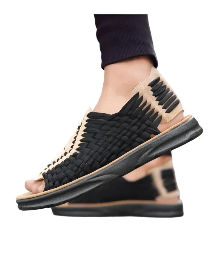 TEEK - Men Weaving Flat Non-slip Sandals