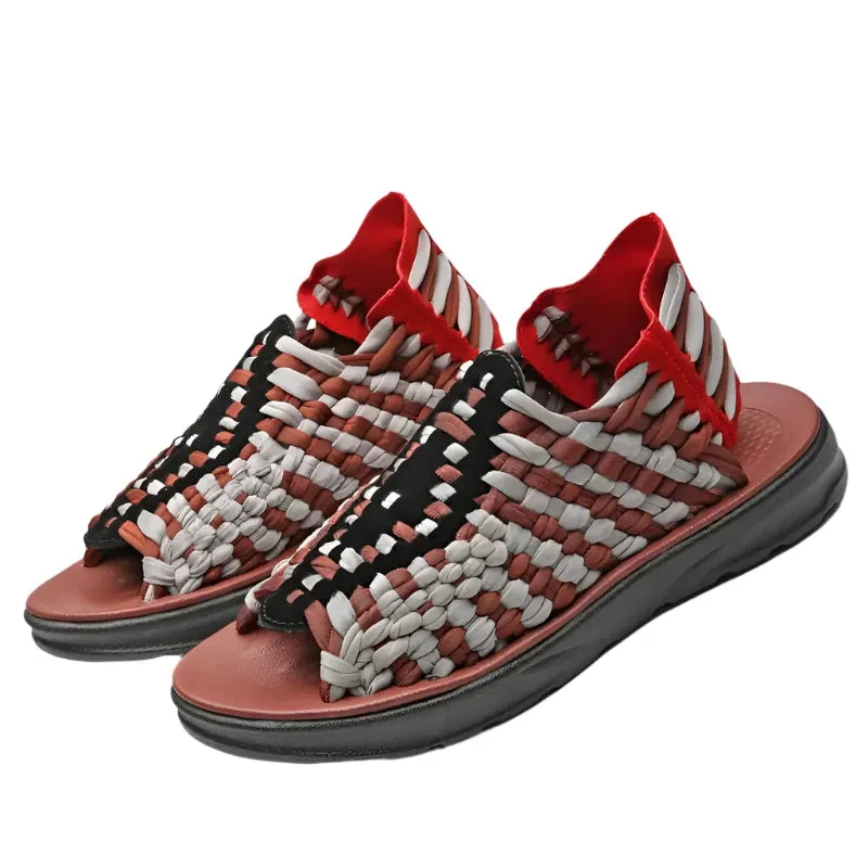 TEEK - Men Weaving Flat Non-slip Sandals