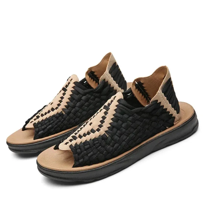 TEEK - Men Weaving Flat Non-slip Sandals