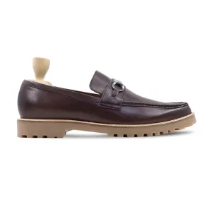 Trevor - Men's Dark Brown Calf Leather Loafer