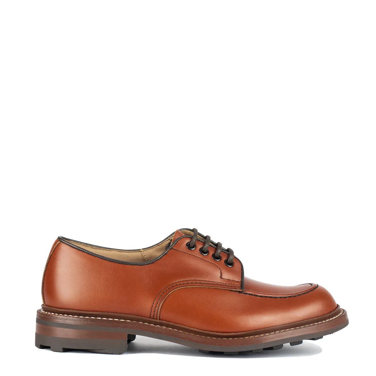 Trickers Heath Golf Derby Shoe Marron