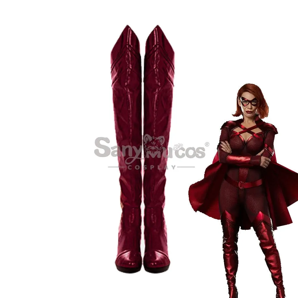 TV Series The Boys Cosplay Crimson Countess Cosplay Shoes