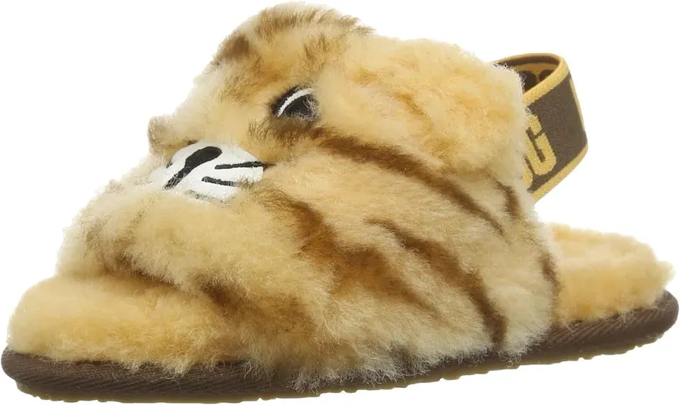 Ugg Fluff Yeah Sheepskin Slide Sandals Shoes Toddler