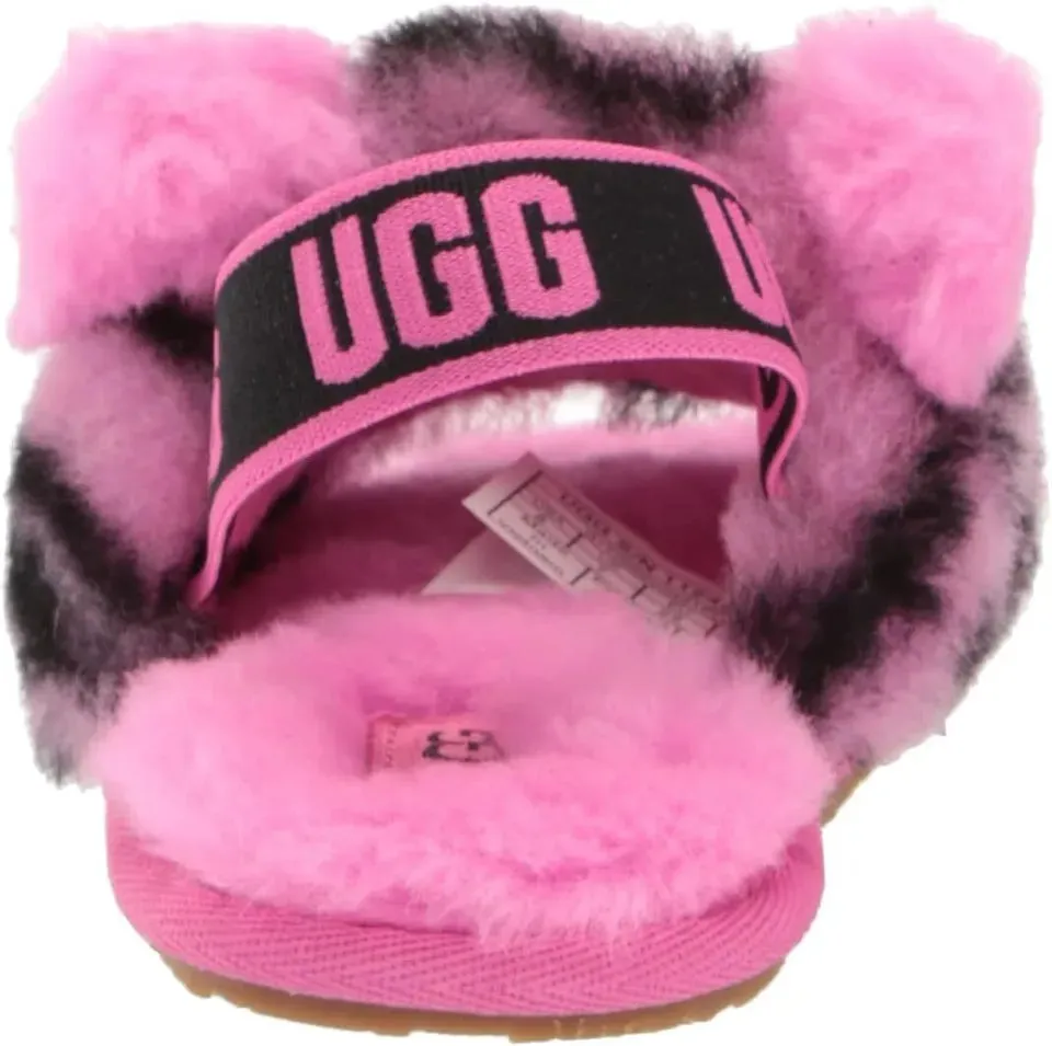 Ugg Fluff Yeah Sheepskin Slide Sandals Shoes Toddler