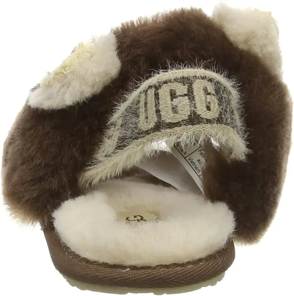 Ugg Fluff Yeah Sheepskin Slide Sandals Shoes Toddler