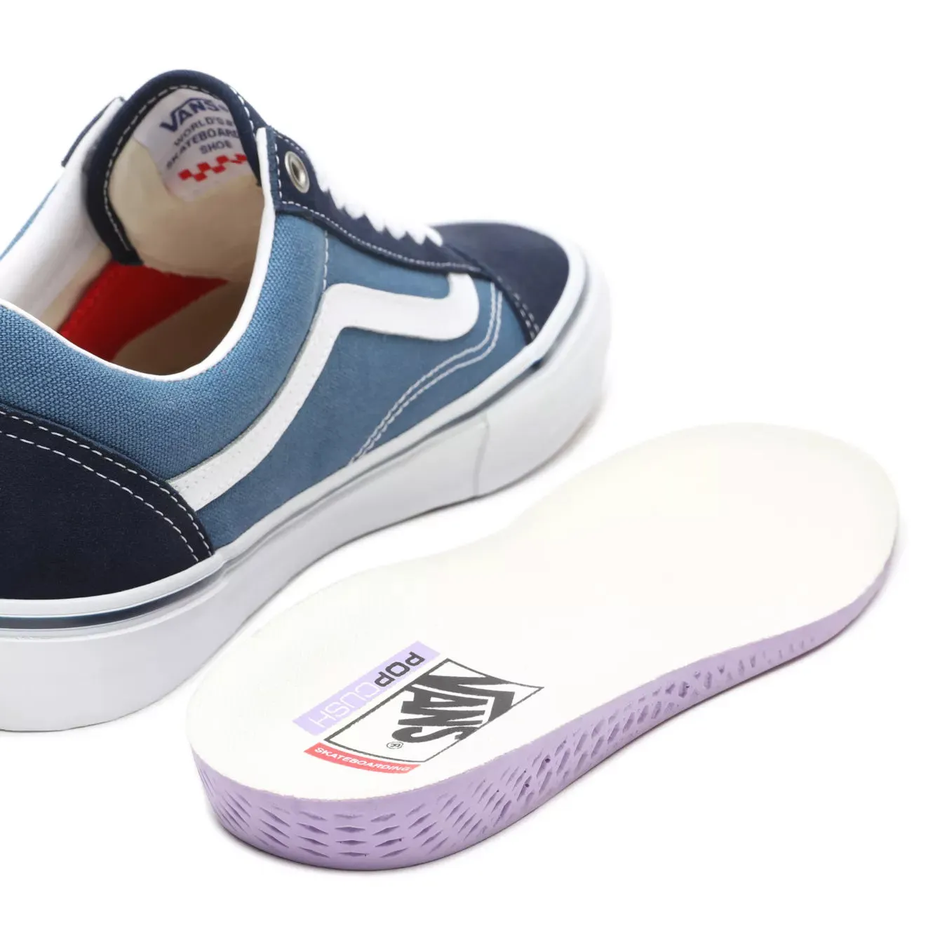 Vans Skate Old Skool Shoes - Navy/White