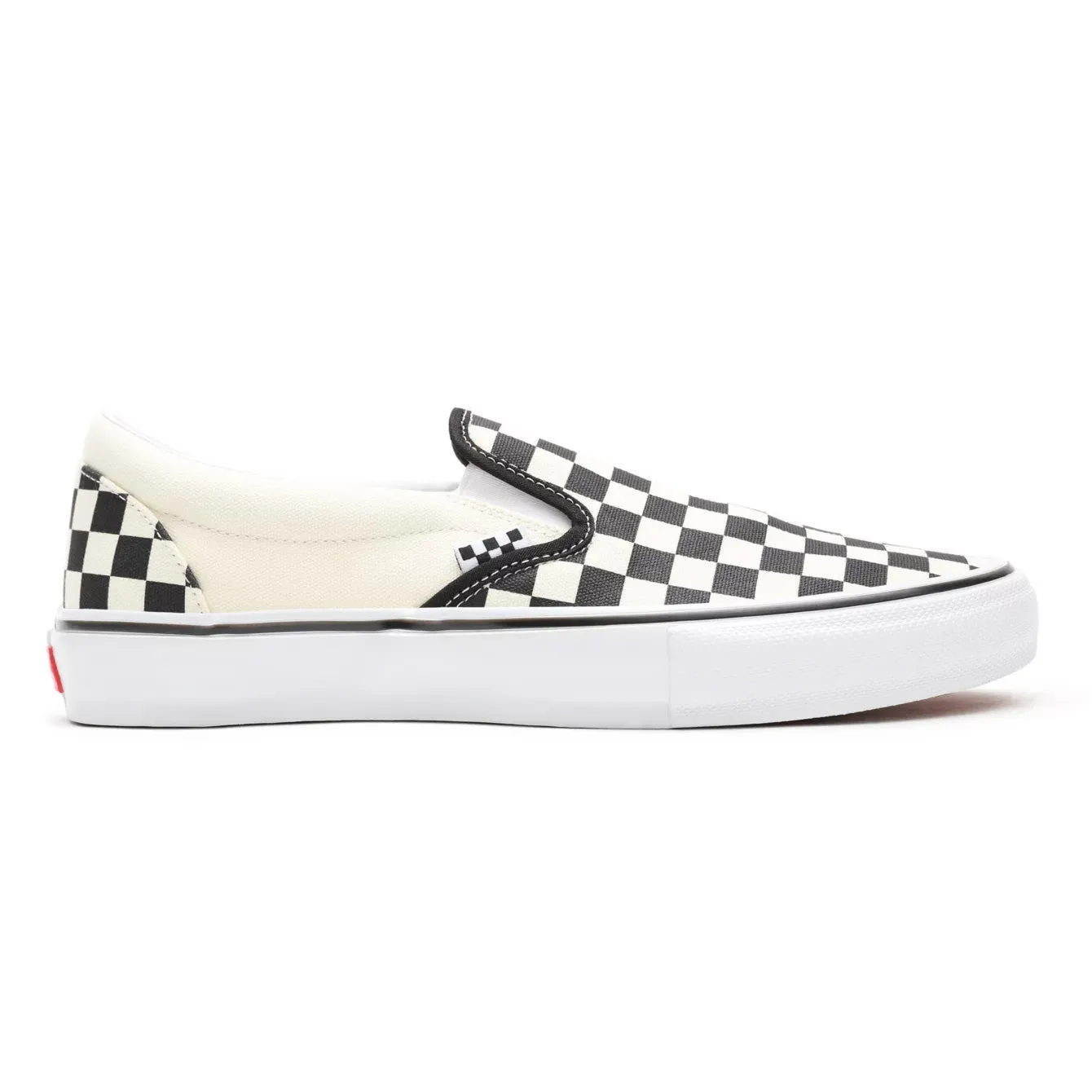 Vans Skate Slip On Shoes - Black/White Checkerboard