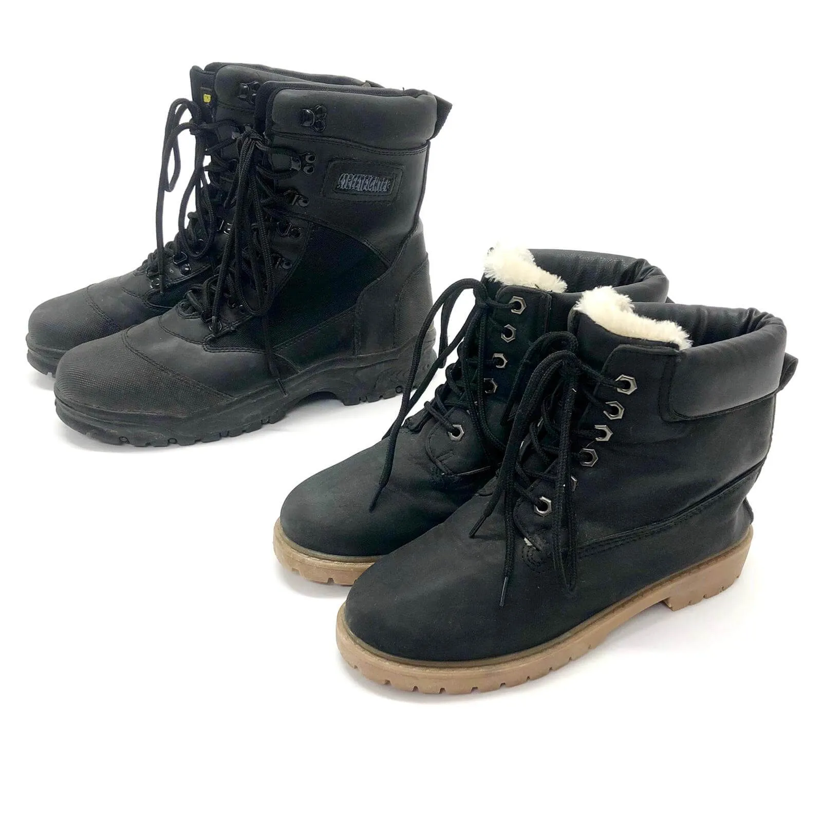 Vintage Worker Boots Mix