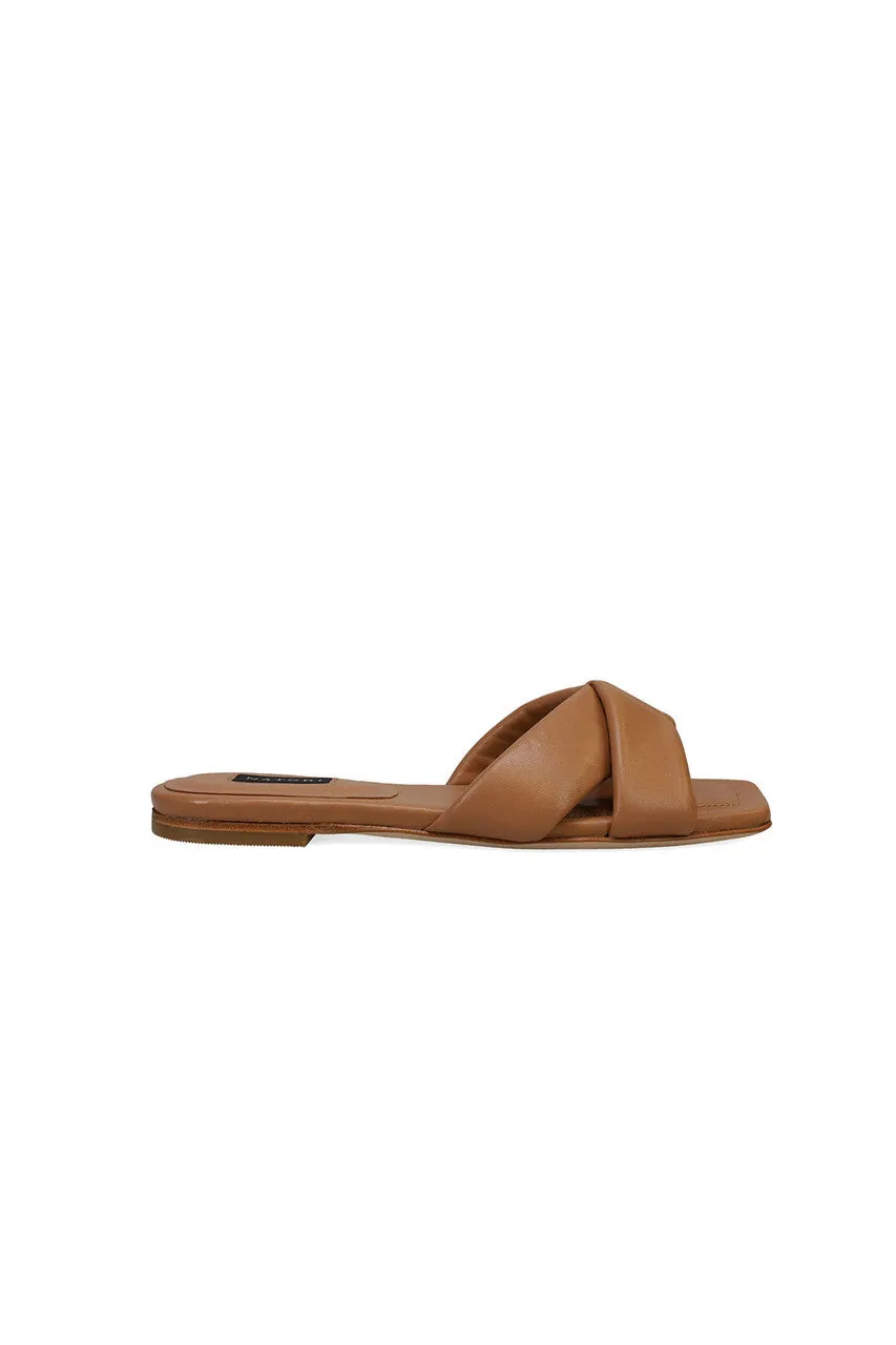 Vitta Nappa Leather Slide Sandals