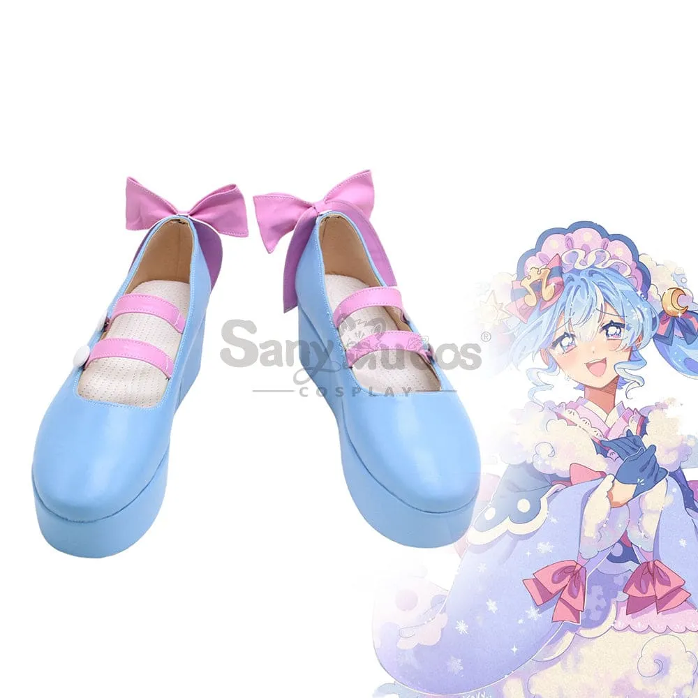 Vocaloid Hatsune Miku Cosplay Snow Miku 2023 Cosplay Shoes