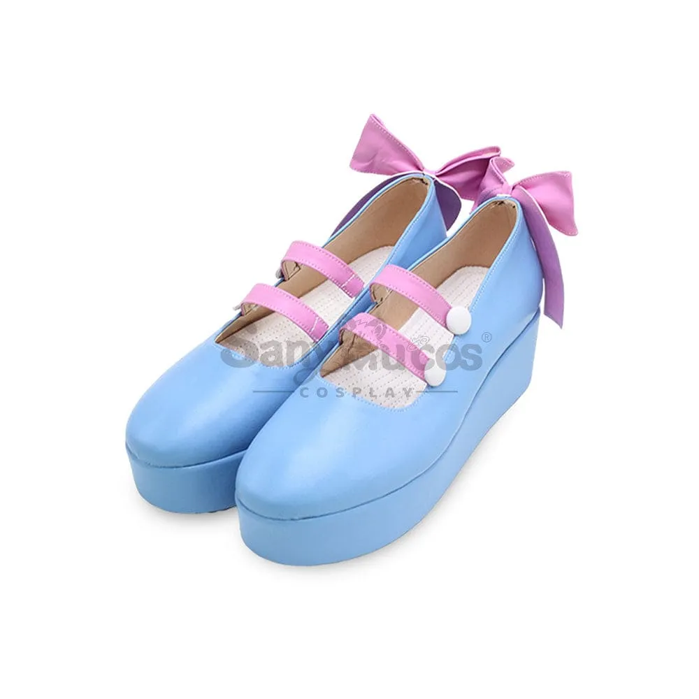 Vocaloid Hatsune Miku Cosplay Snow Miku 2023 Cosplay Shoes