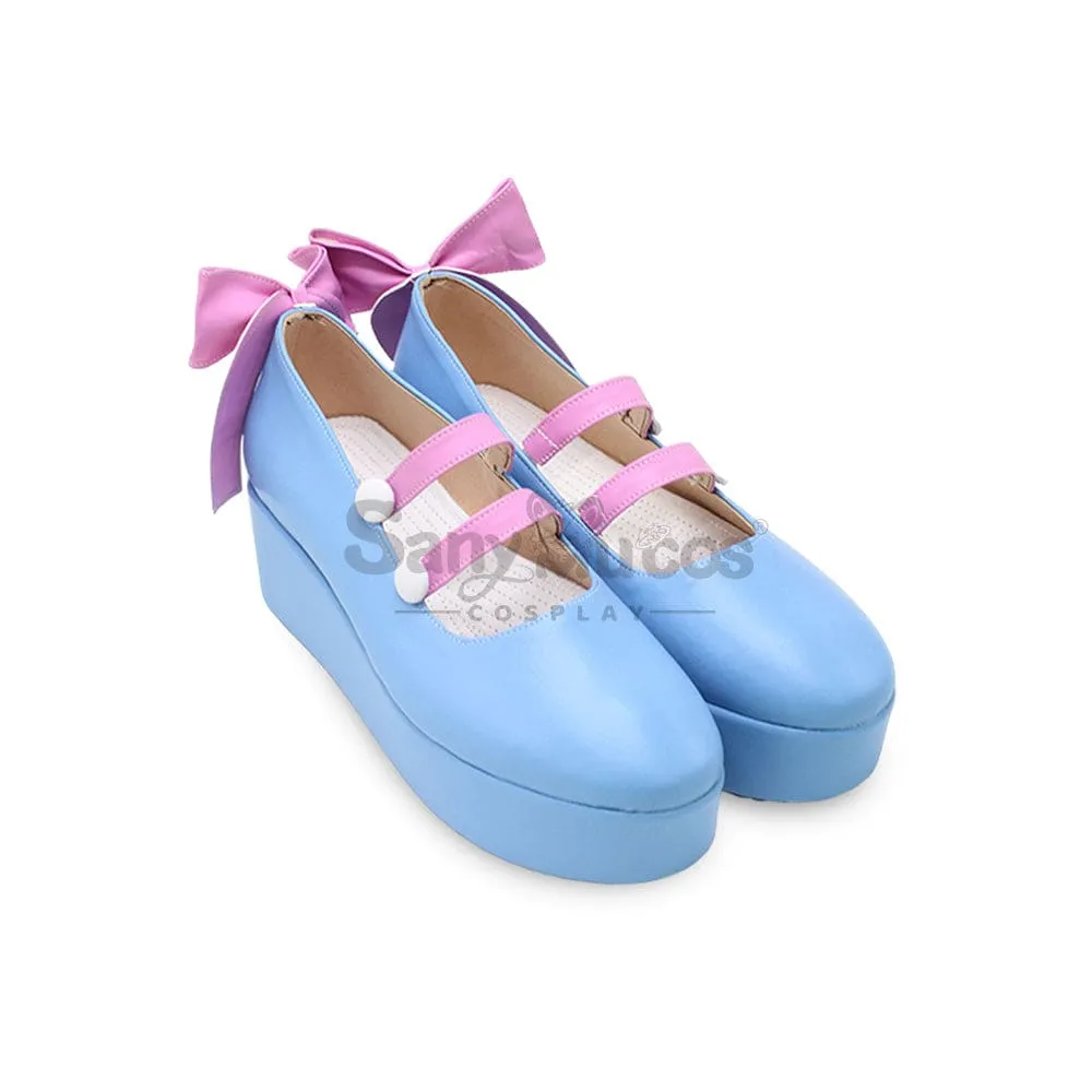 Vocaloid Hatsune Miku Cosplay Snow Miku 2023 Cosplay Shoes