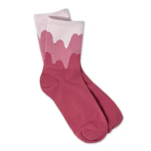 Wave Socks: Pink