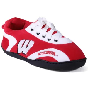 Wisconsin Badgers All Around Rubber Soled Slippers