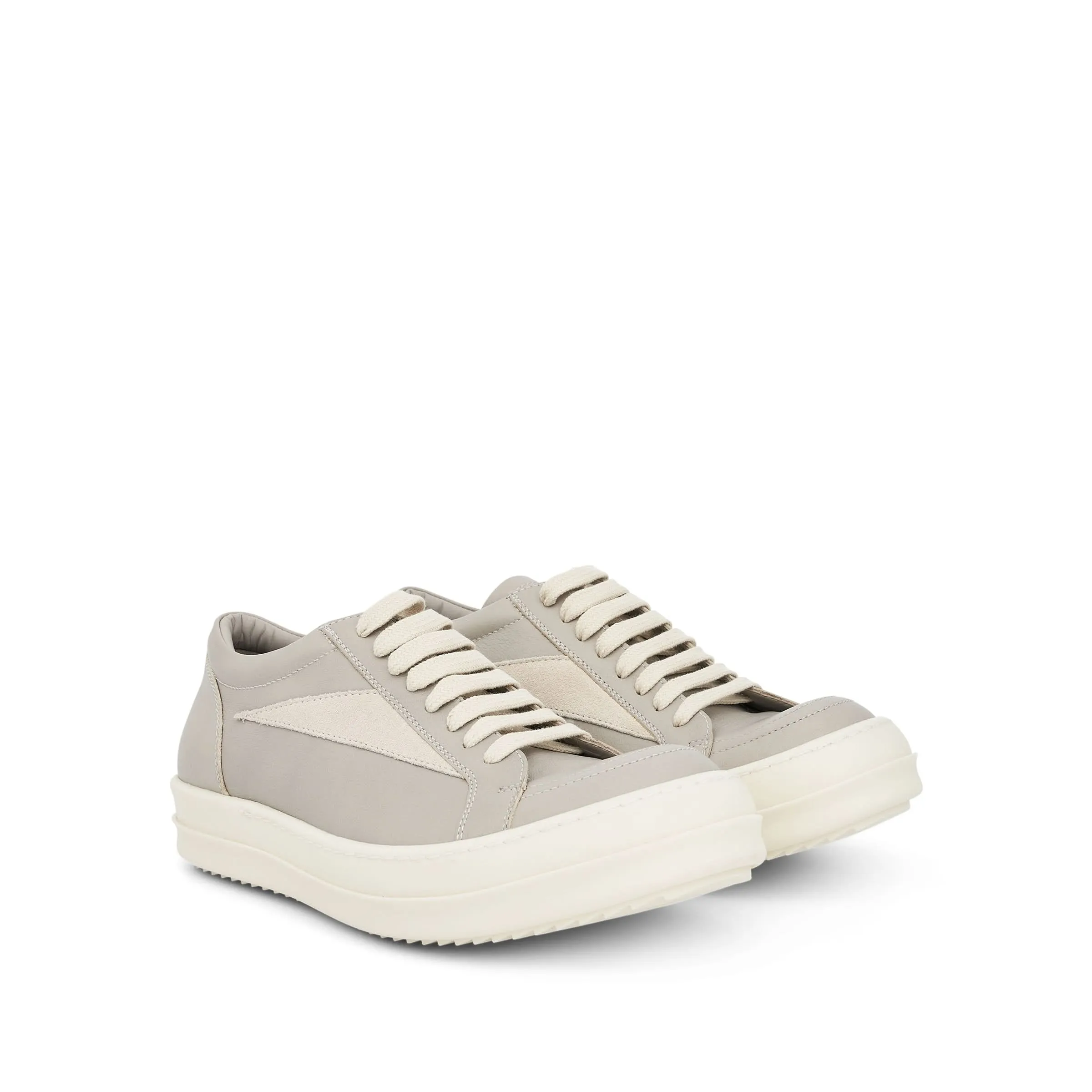 Women Vintage Leather Sneaker in Pearl/Milk