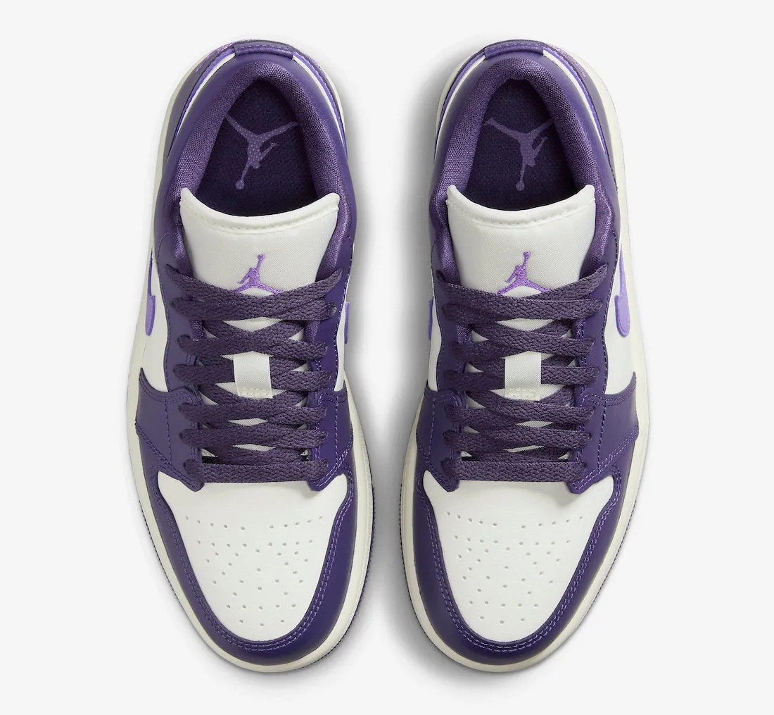 Women's Air Jordan 1 Low Sky J Purple Action Grape Sail DC0774-502