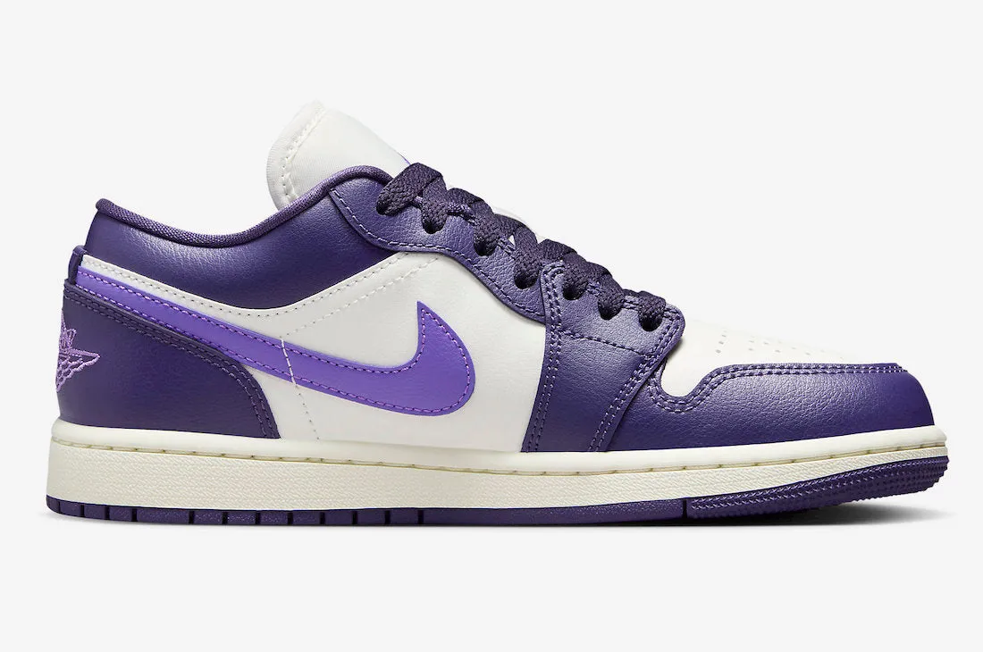 Women's Air Jordan 1 Low Sky J Purple Action Grape Sail DC0774-502