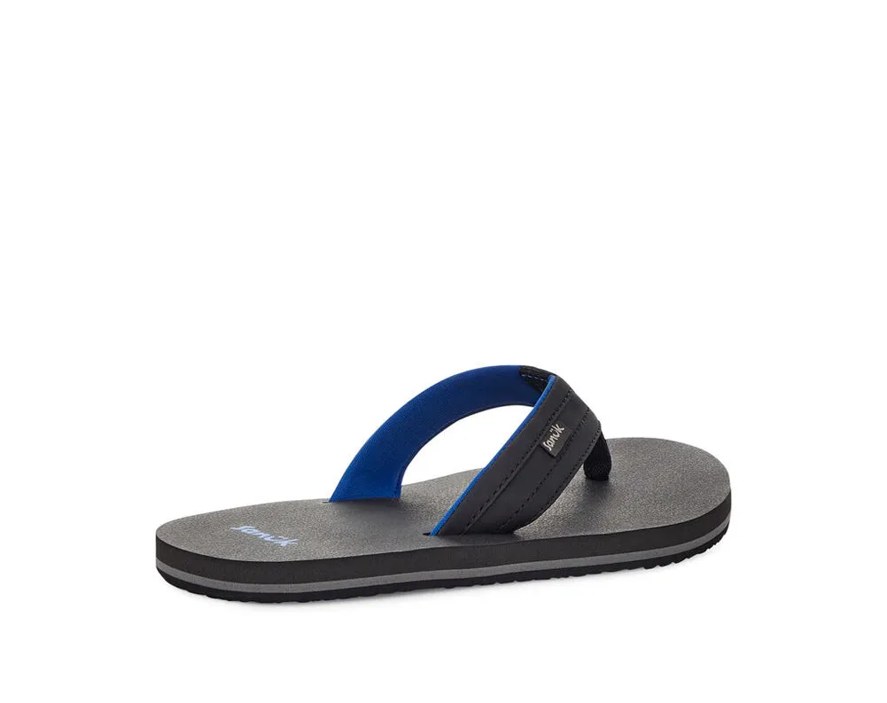 Youth Ziggy St in Black by Sanuk